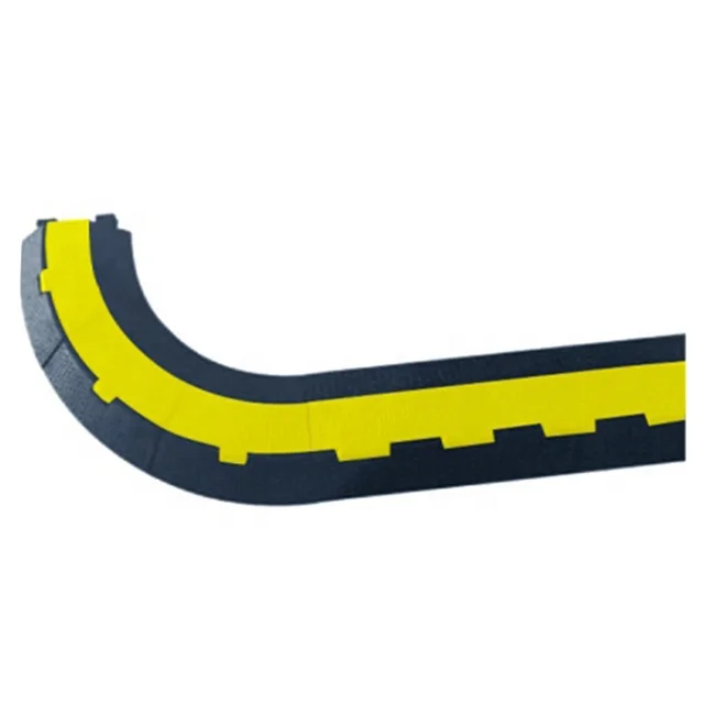 Durable event rubber 3 channel cable protector 1m length for
