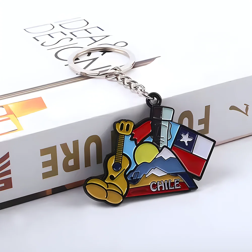 Custom Cheap Metal Keychain Manufacturers Wholesale Promotional Key Ring Souvenir Custom 3D Metal Logo Key Chain