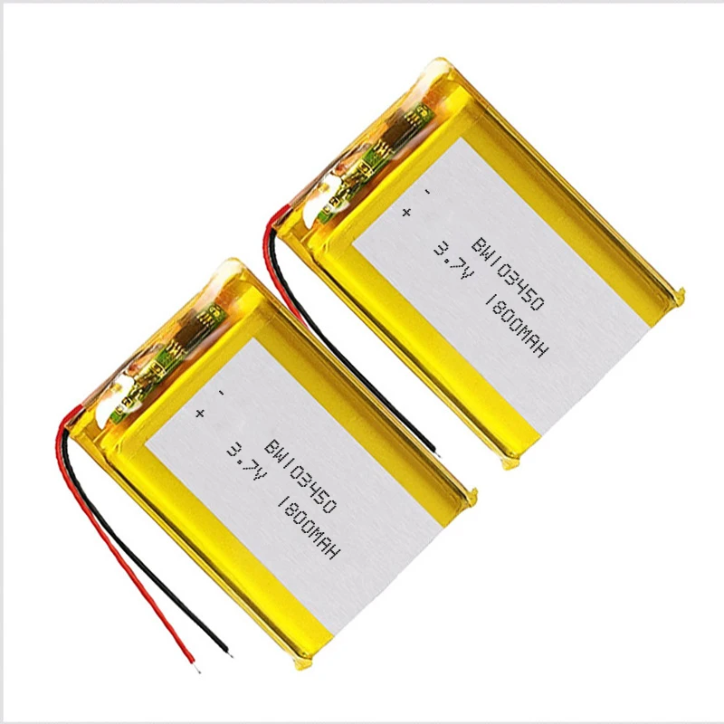 Литий-полимерный аккумулятор 103450-1800mAh-3.7V