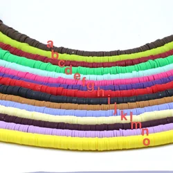 Summer Fashion Colorful Soft Ceramic Perles Vinyl Heishi jewelry  Polymer Clay Disc Beads Choker Necklace