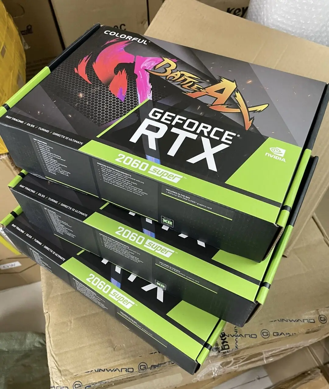 Новая графическая карта Nvidia MSI цветная Видеокарта Gigabyte Geforce RTX 2060 Super 8 Гб игровая X PC 3060