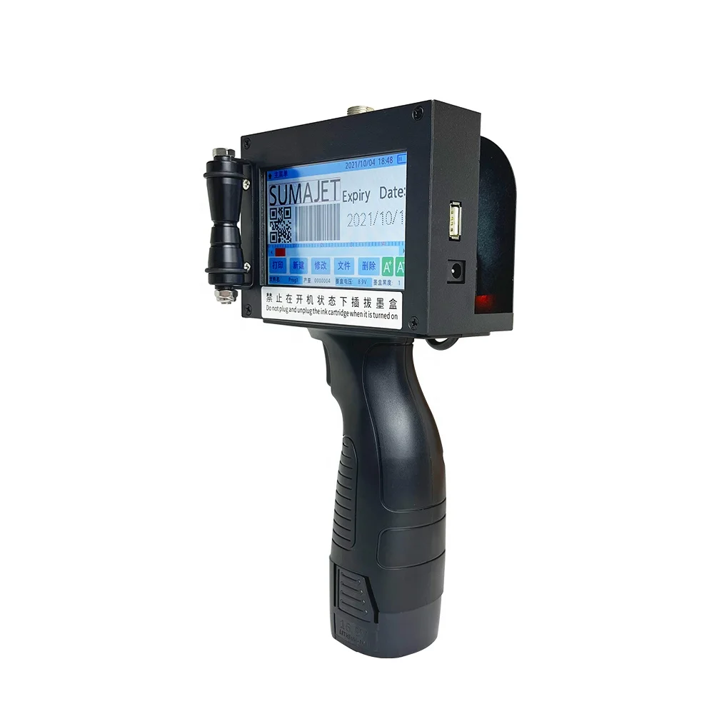 2023 Cheap Price Industrial Batch Printing Machine Handheld Portable Thermal TIJ Inkjet Printer Provided Hot Product 2022 12.7mm