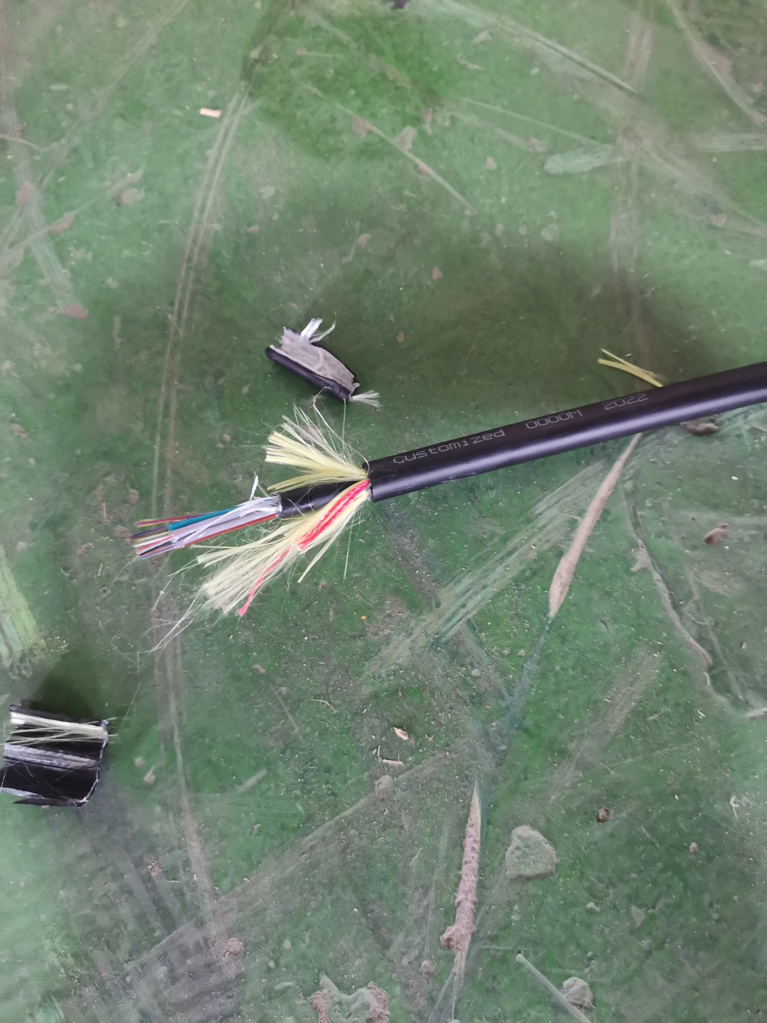 Outdoor ADSS Fiber Optic Cable 12 48 Core Adss Fiber Optic Cables