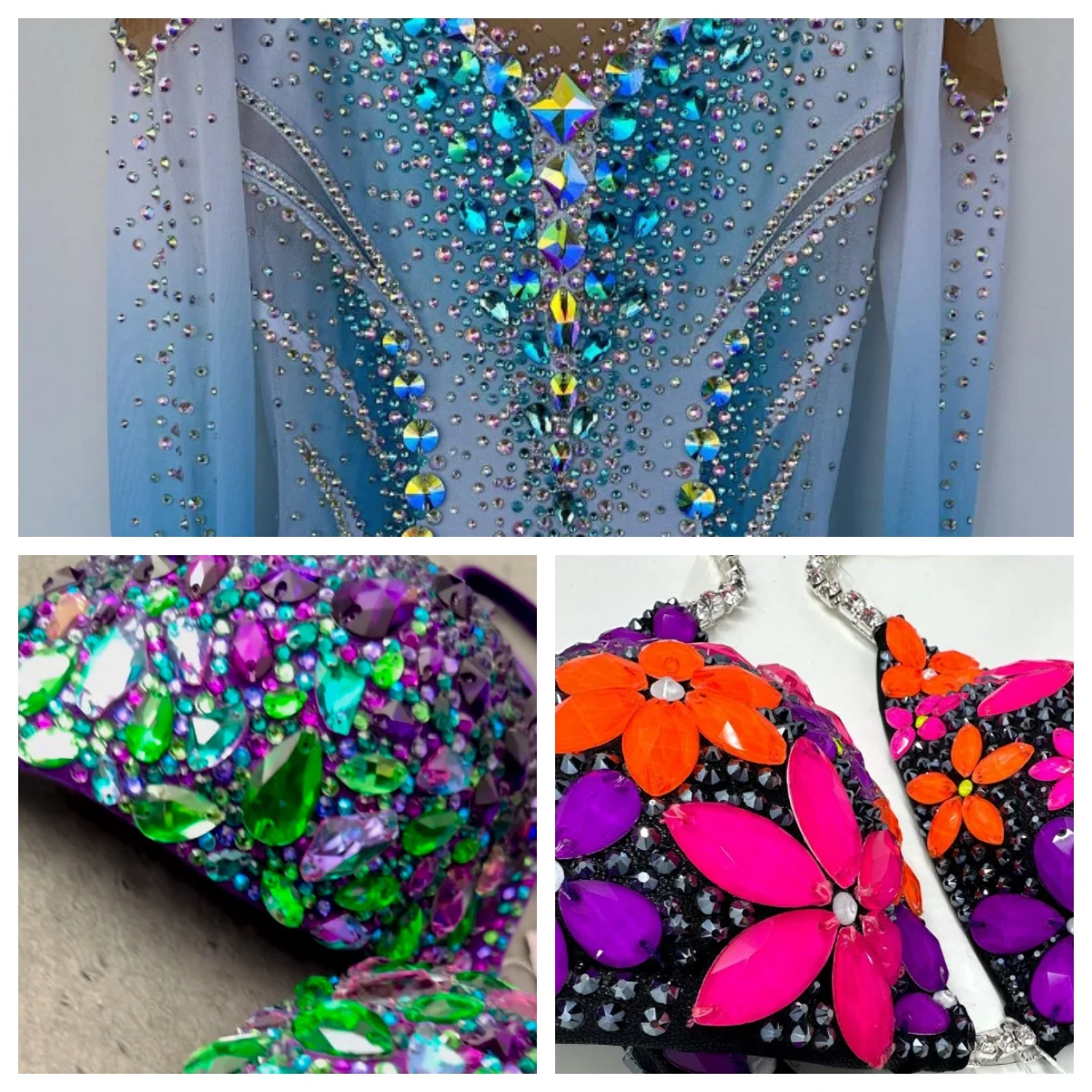 OLeeya K9 Quality Leaf Sewing Gemstone  AB Crystal Sparkle Glass Flat back Sew on Rhinestone For Garment Accessories