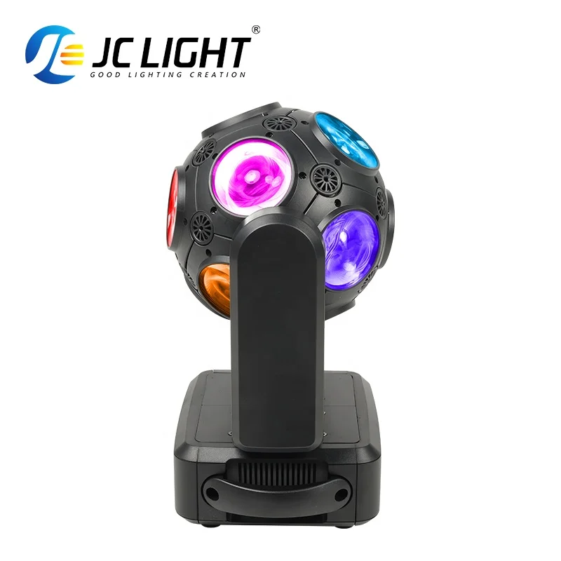 Dj Equipment RGBW Moving Head Beam 4 in 1 12pcs 10w LED Football Movement Pan/Tilt Dmx Disco Lights