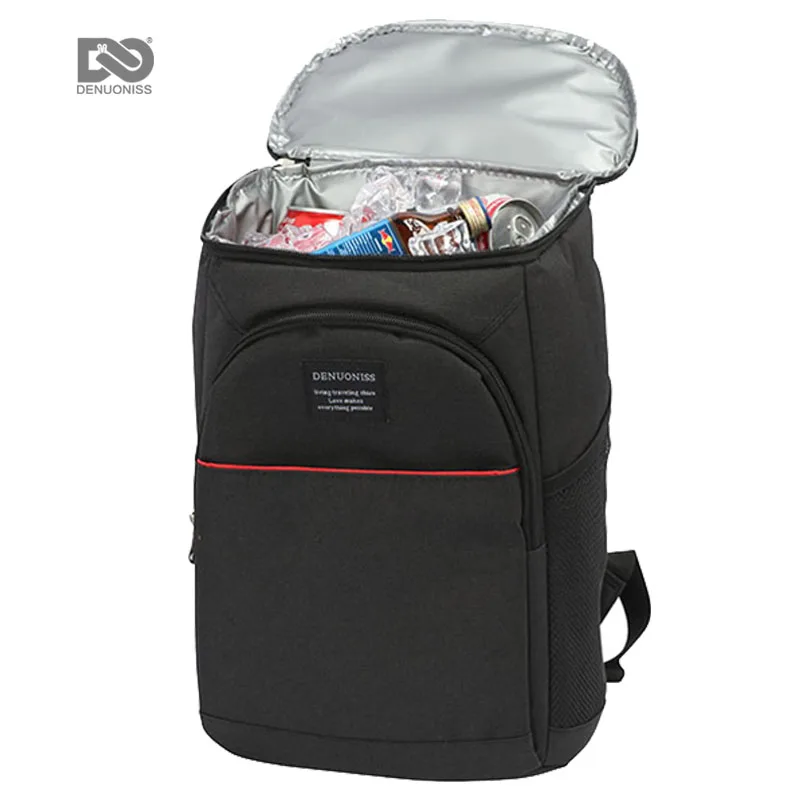 Custom wholesale portable large capacity waterproof backpack for men insulated cooler lunch bag promotional oxford cooler bag