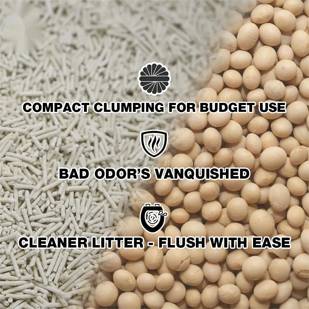 Factory Price High Quality Strip Shape Flushable Tofu Cat Litter Eco-Friendly High Water Absorption
