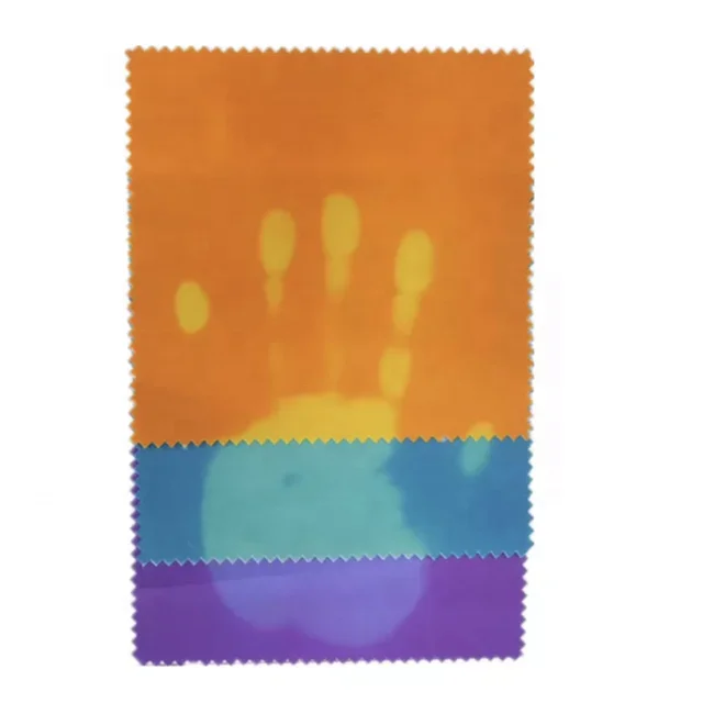 Оптовая продажа, Термочувствительная Полиэстеровая модная ветровка, куртка, штаны, шляпа, меняющая температуру, ткань для пуховика