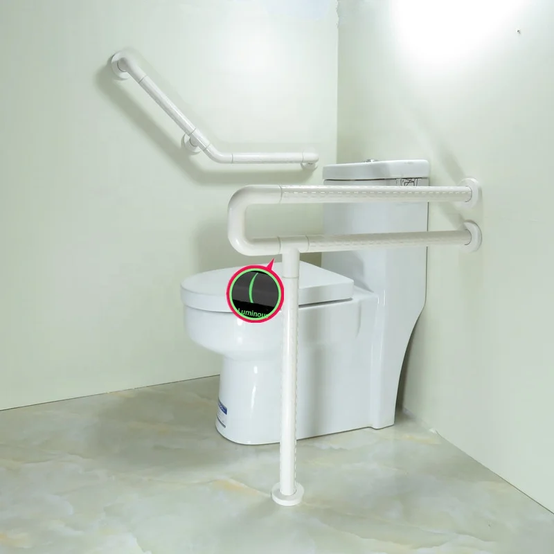 Stainless Steel Shower Grab Bar Brushed Nickel Bathroom Balance Handle Safety Hand Rail Support for Disabled
