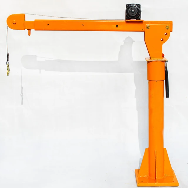 Hydraulic Portable pickup 1 ton used mini truck mounted crane with hoist