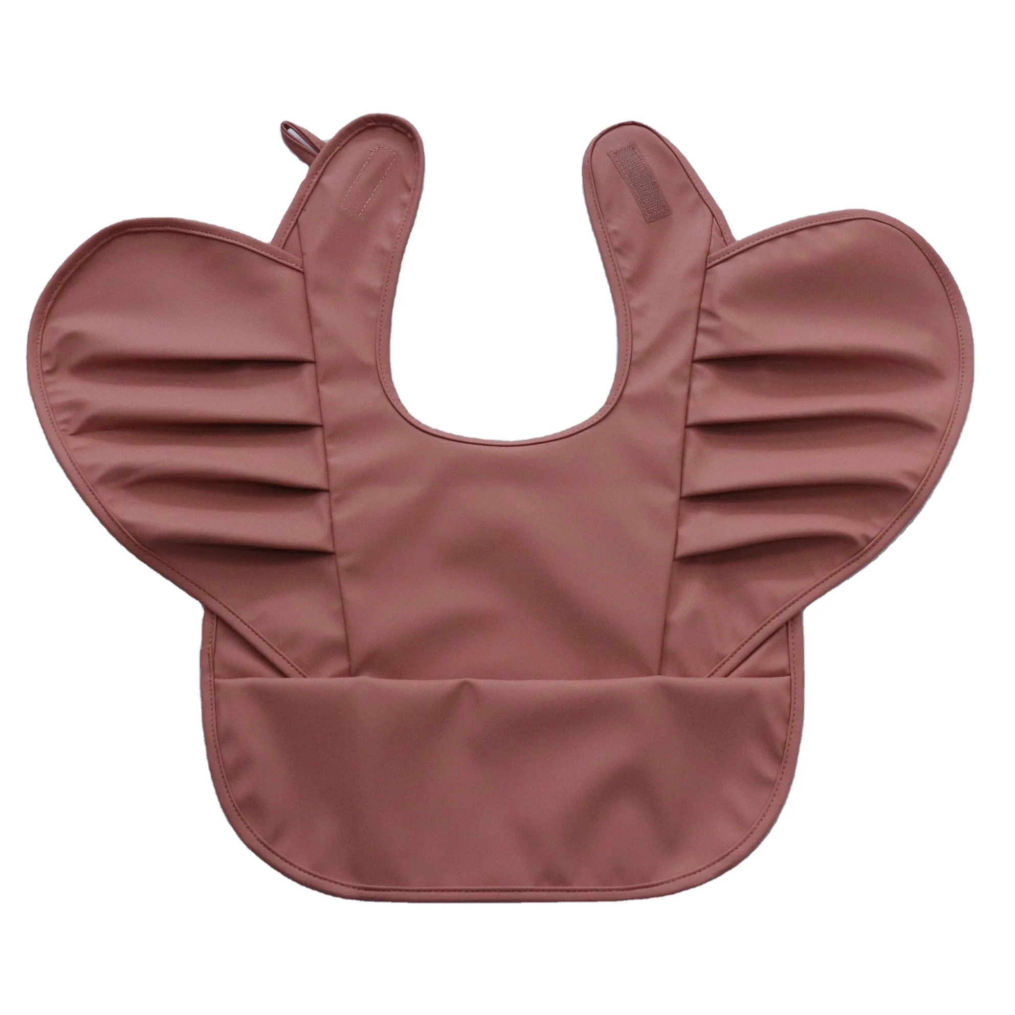 whosale OEKO-TEX 100 newborn  waterproof pu coating baby bib