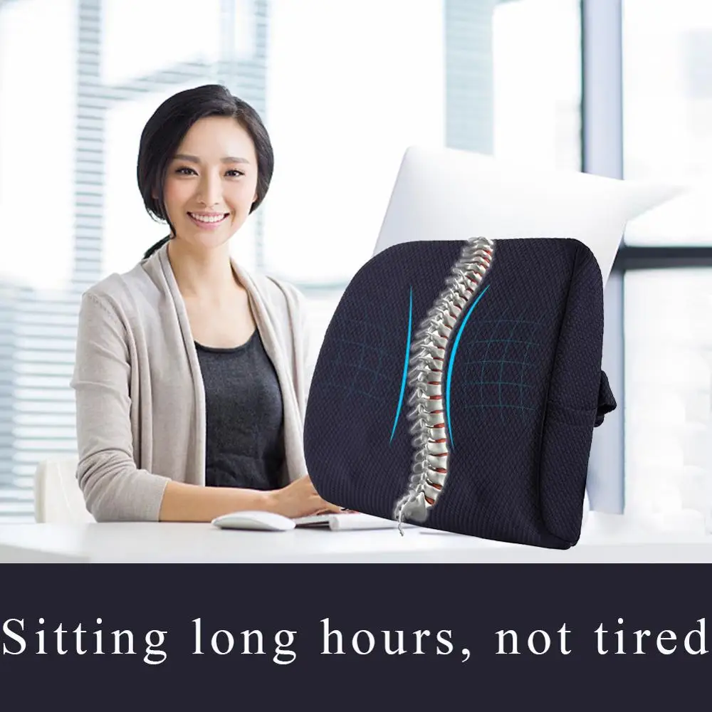 
memory foam lumbar cushion for lower back pain Lumbar Support Cushion 
