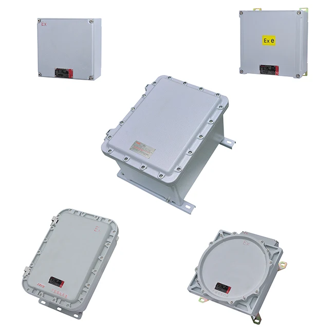 ATEX certificated electrical hazardous area IIB IIC explosion proof aluminum alloy enclosure junction box