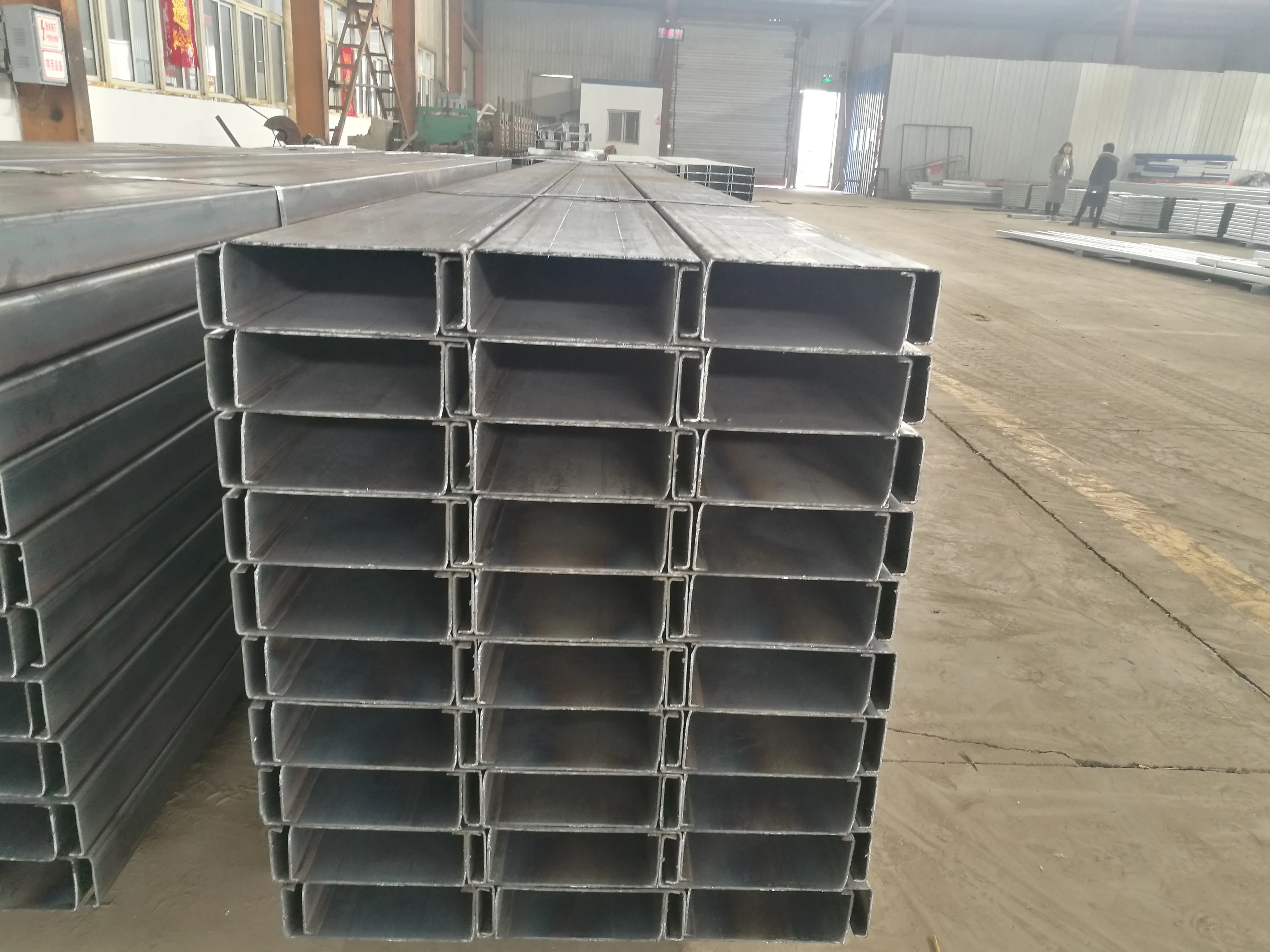 Perforated Steel C-channel Slotted Section Purlins Unistruct Framing Channel OEM design service C channel profile
