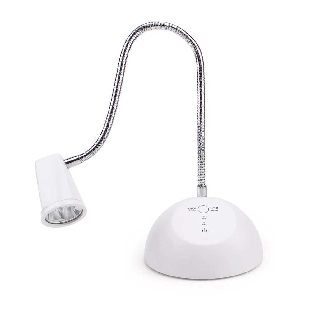 Home Use Portable Rechargeable  Wireless UV Led Lamp Finger Tip Flexible Desk Table Nail Lamp