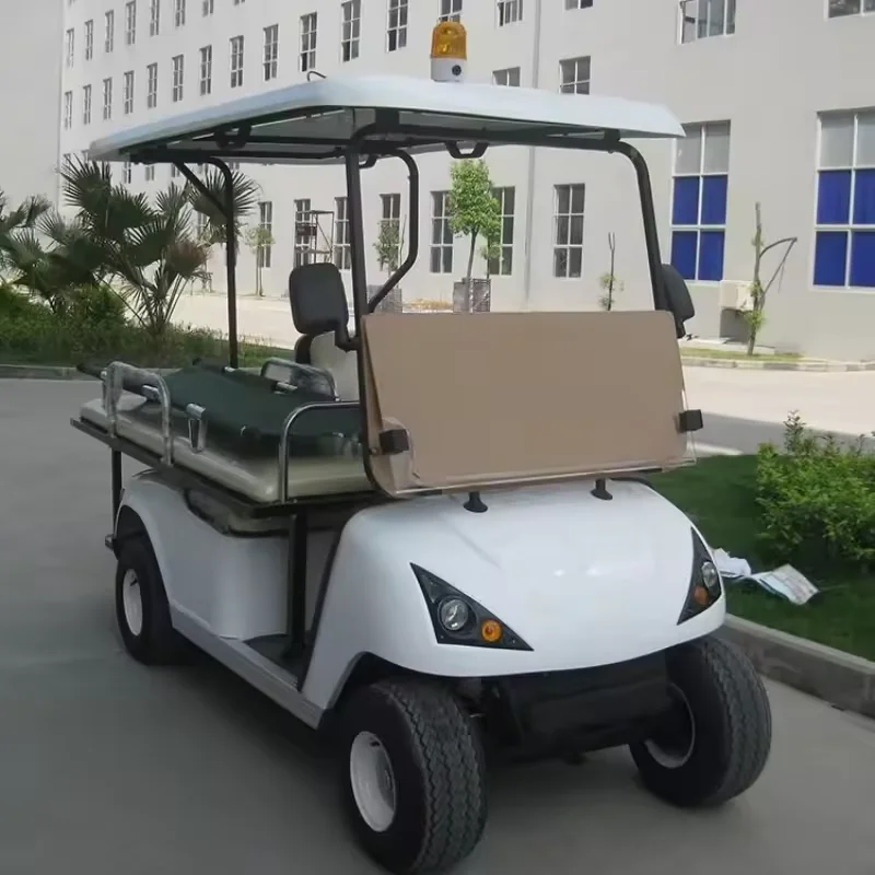 High Quality Mini Ambulance Vehicle Electric Special Transportation 48V 2 Seat Electric Ambulance for Sale