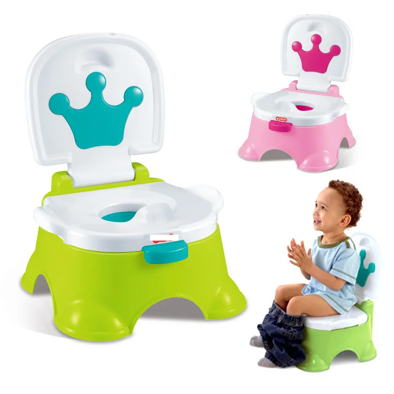 OEM Hot sale plastic portable baby toddler potty training toilet baby bedpan baby toilet training device Cow toilet seat