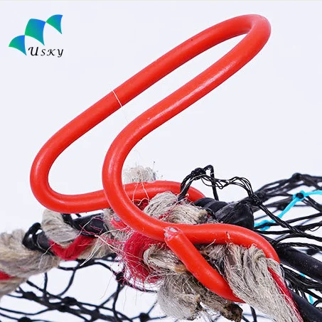 Fishing Crab Traps Fish Minnow Crawfish Trap Cage Collapsible Lobster Shrimp Pot with 4 Twine Ropes for Outdoor Fishing Net Trap