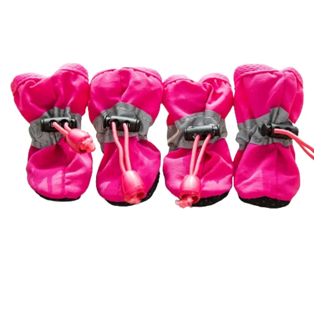 Comfortable Non Slip Custom Outdoor Pet Soft Soled Rain Summer Shoes Dog Foot Covers Waterproof Winter Pet Dog Shoes 2 Straps
