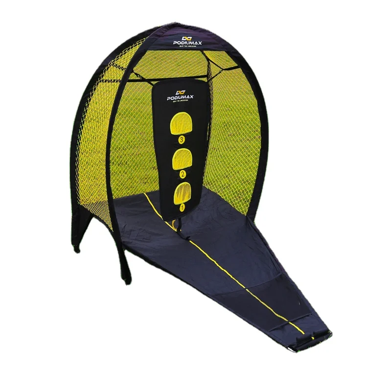 Newest golf net easy foldable portable  golf practice sport net high quality with target fabric hiting target golf net