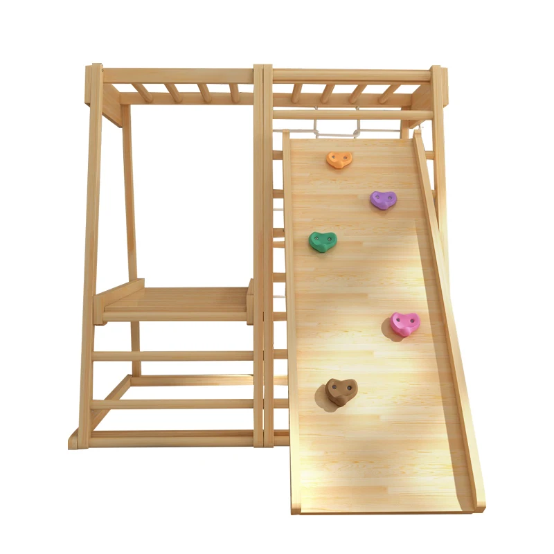 kids indoor climbing frames woddend climbing frame and slide indoor climb frame