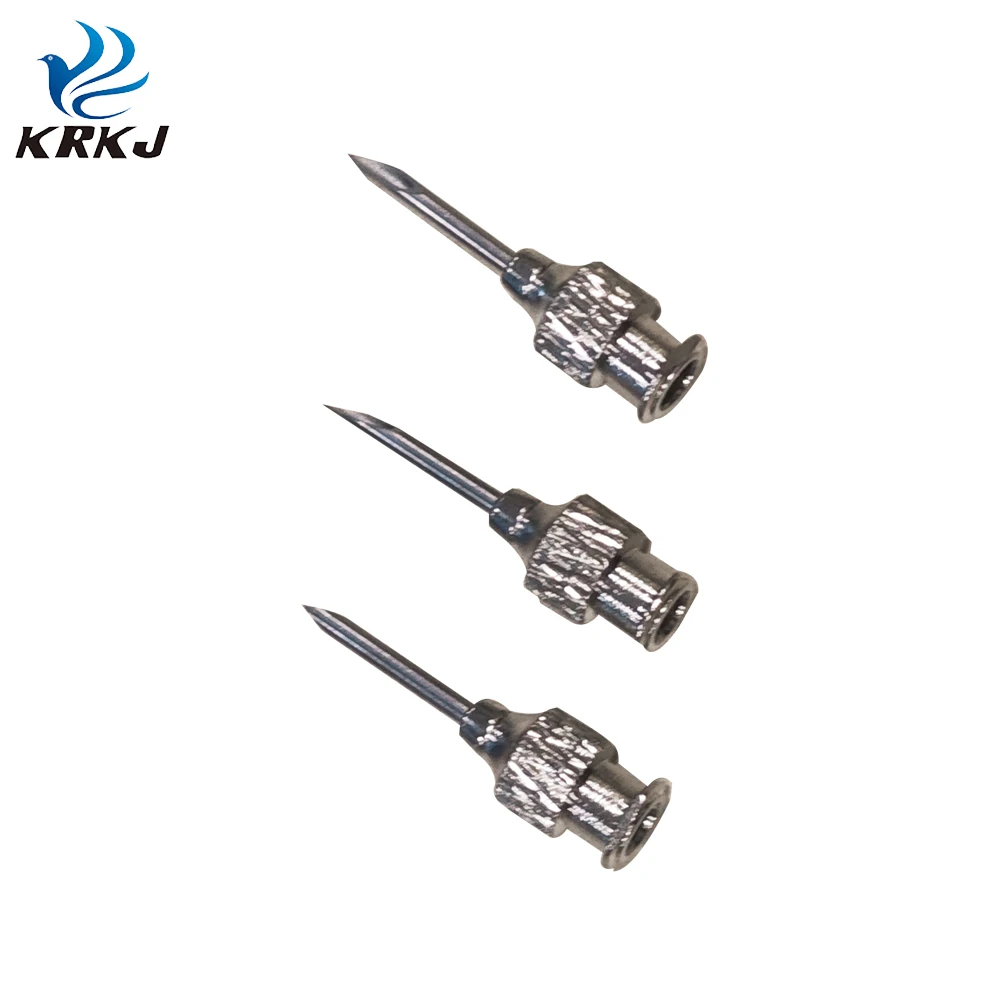 KD405 многоразовая круглая ступица из нержавеющей стали для подкожных инъекций ветеринарного использования