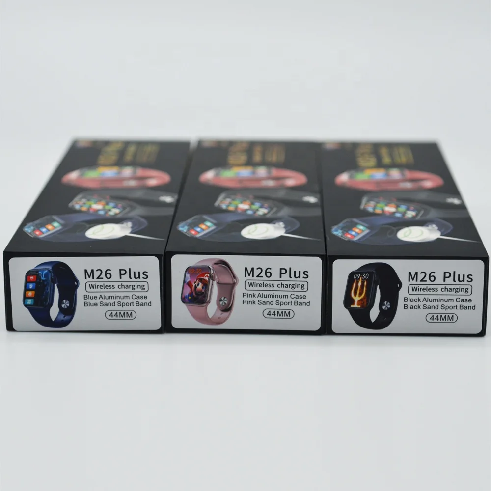 Смарт-часы M26plus IP67 водонепроницаемые Reloj inteligente M26 + Series 6 смарт-браслет BT звонки SMS Беспроводная