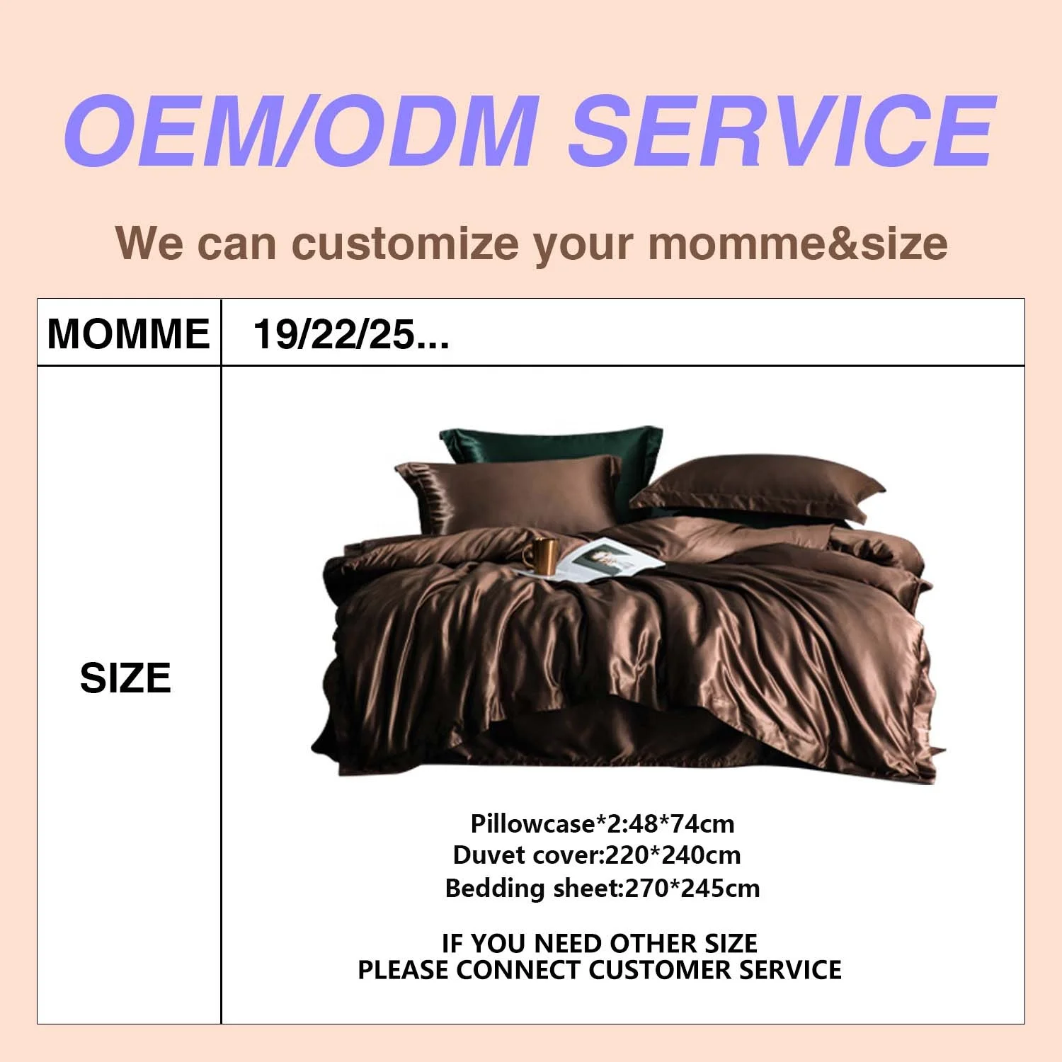 European Style Custom 100% Mulberry Silk Bedding Set Luxury Beautiful Sheet Cover