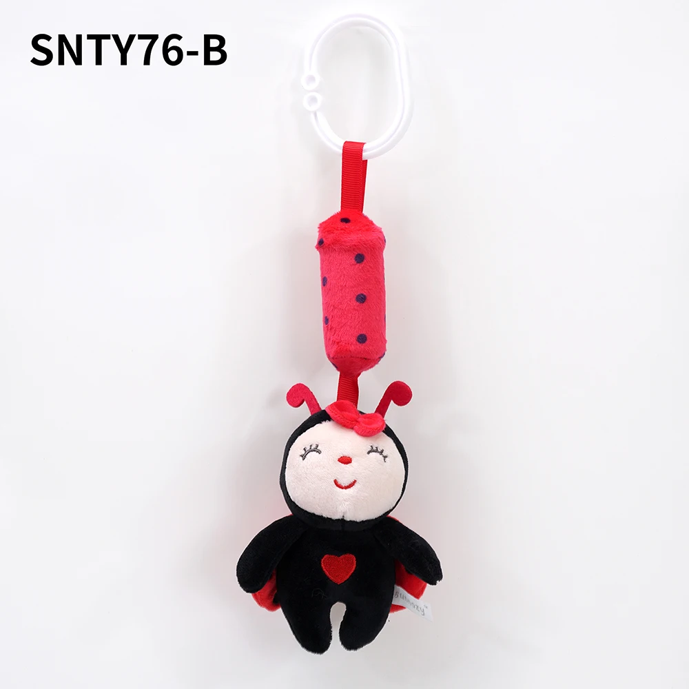 wholesale Baby decoration Bedbedroom hanging Wind Chime  cartoon animal  Soft Plush Toy  infant  hand bell wind bell