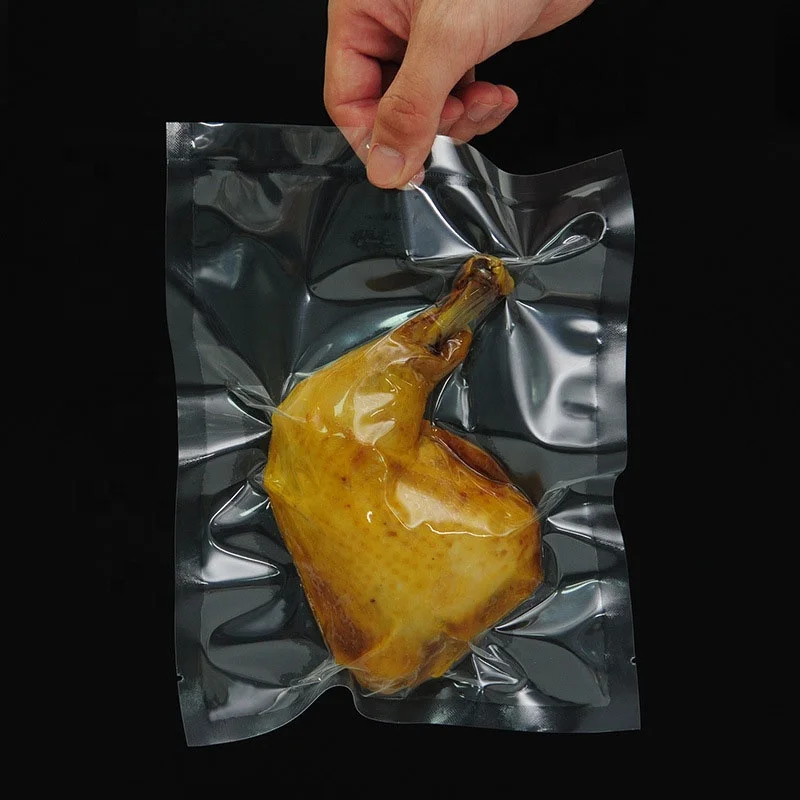 Factory Custom Transparent Food Packaging Vacuum Sealed Bag for
