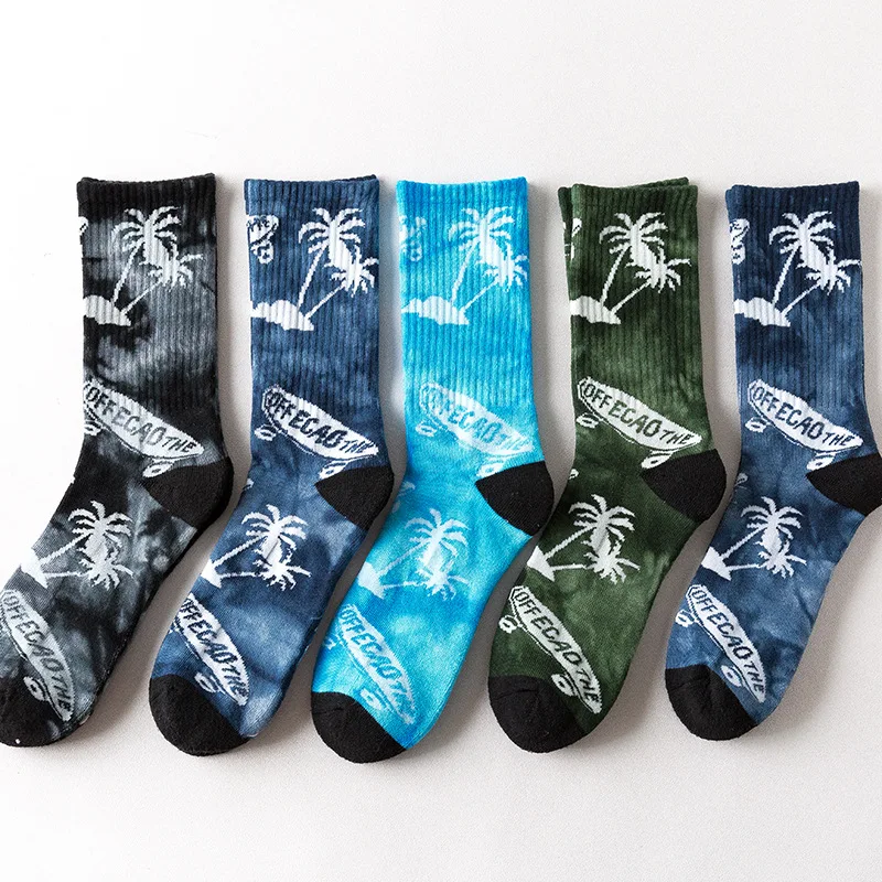 OEM Wholesale business socks Custom long fancy work  cotton  Sock