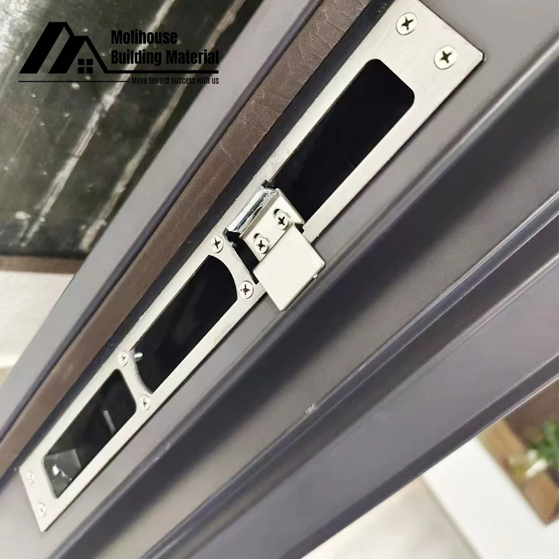 Classic American Standard Main Entry Doors Hurricane Impact Fire Resistant Security Exterior Aluminum Front Doors