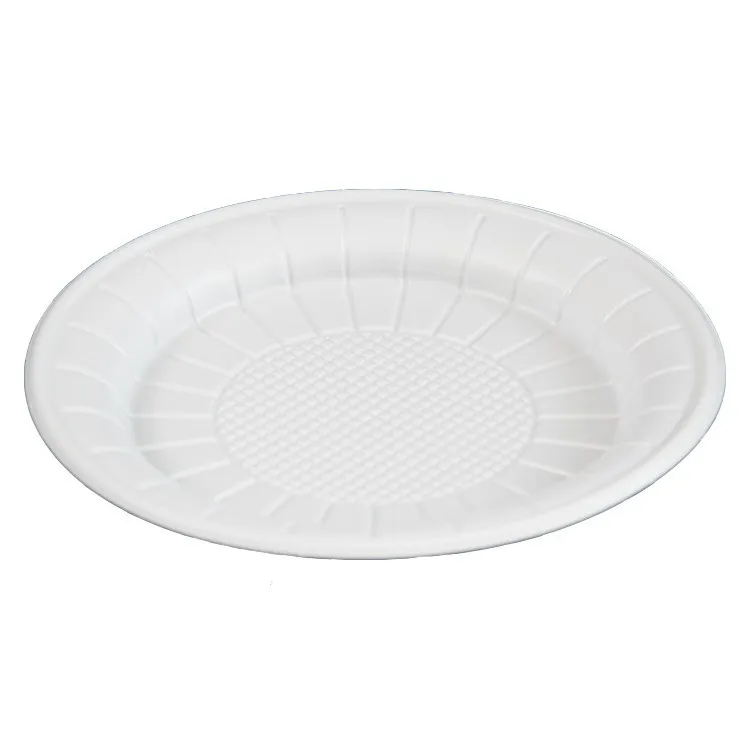 Customized disposable pp plastic plate set, tableware packaging tray for dinner,wedding party dishes