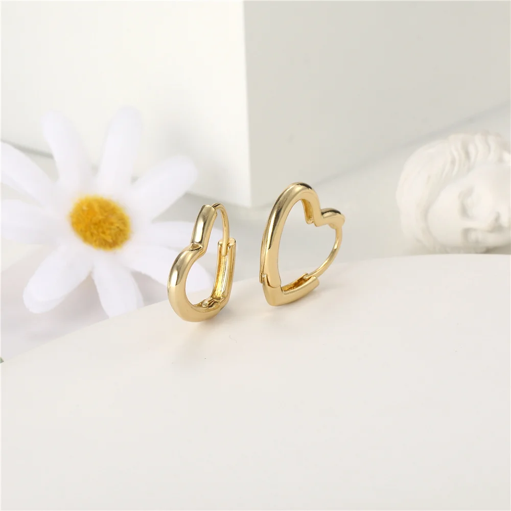 New Fashion Hoop Cartilage Huggie Hoops Earring Copper With CZ Hoop Earring Helix Tragus Rook Daith Piercings Women