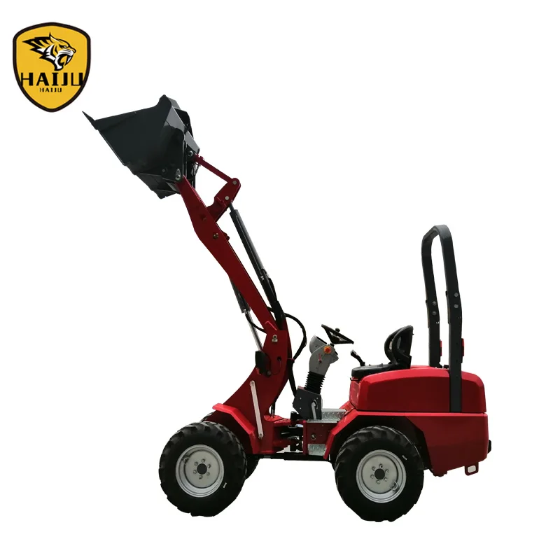 Гидростатический 4x4 небольшой мини-колесный погрузчик H180 емкость 1000 кг для продажи