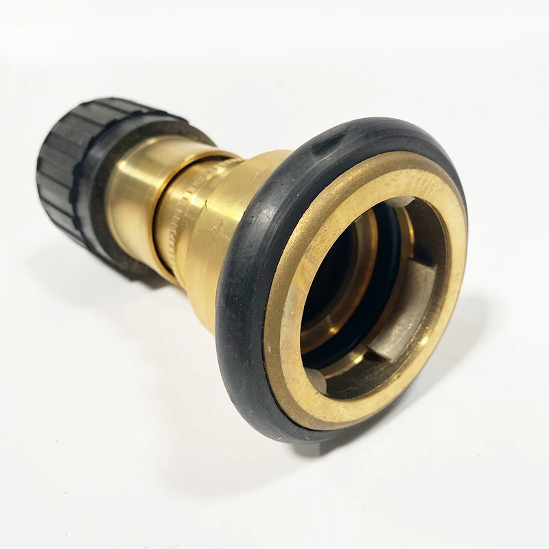 IMPA  330837 MARINE  BRONZE FOG NOZZLE 3-POSITION FOR FIRE HOSE NOZZLE FOR BOAT