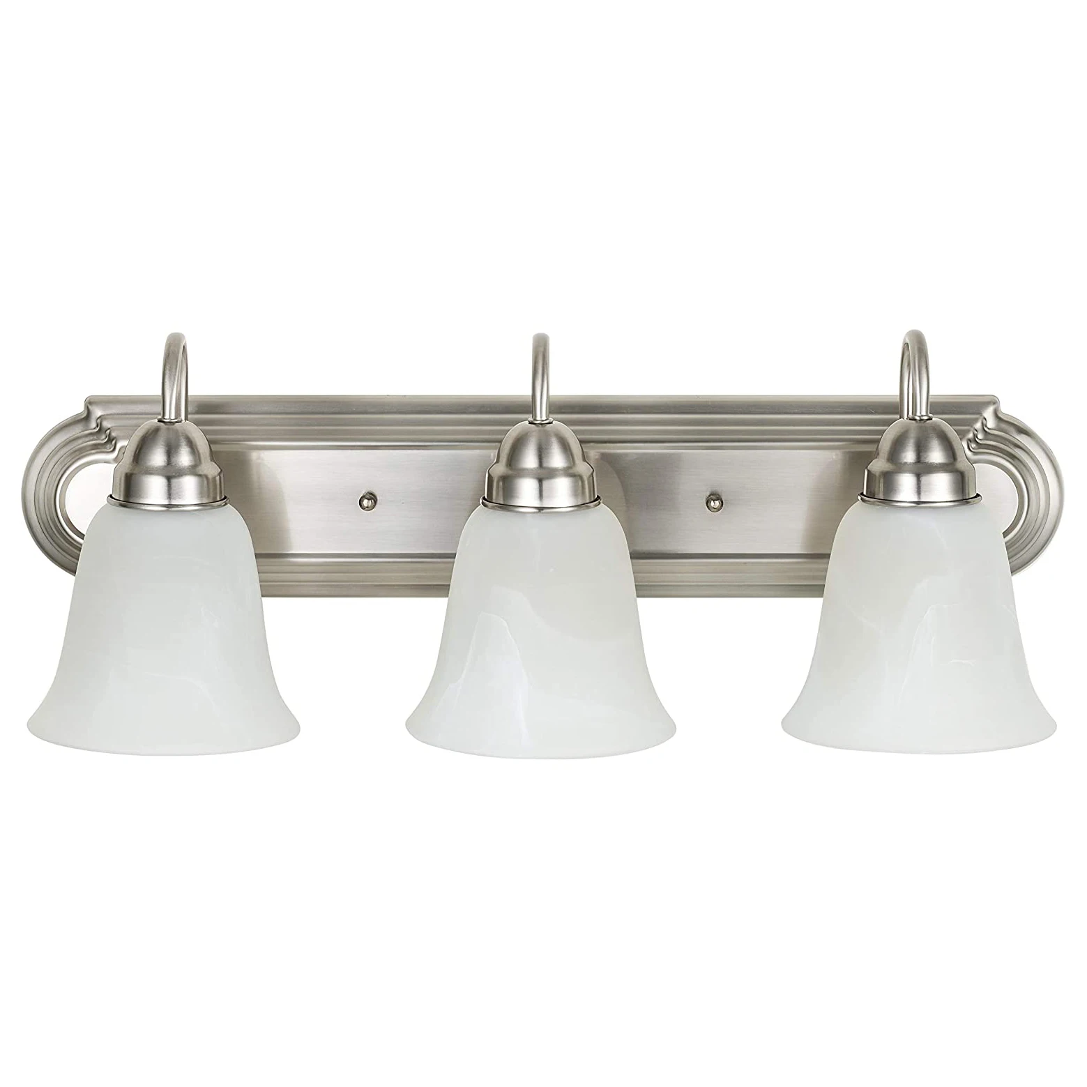 ETL UL approval Modern decorative Vanity Light 24' Alabaster glass 3-light bathroom wall light fixture