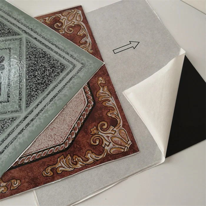 Top quality discontinued peel and stick vinyl flooring tile for wholesale