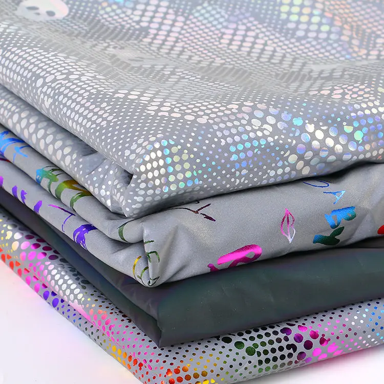 China Factory Custom Full Zip up Hood Coat Wholesale Cheap Blank Mens Rainbow Reflective Jacket