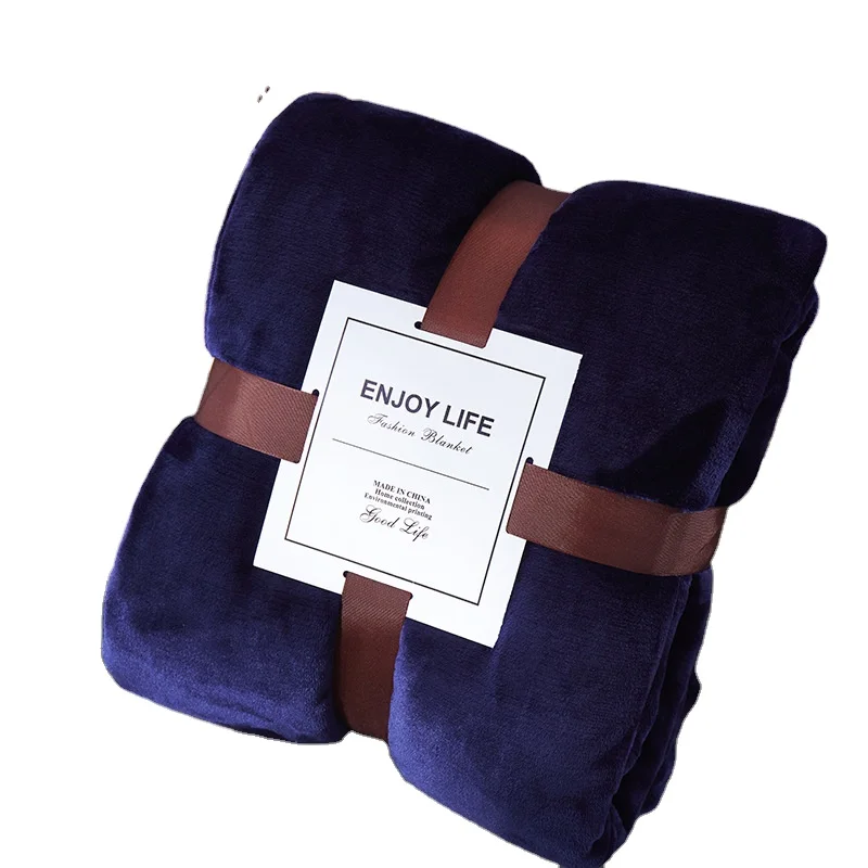 Wholesale Blanket Soft Warm Coral Fleece Flannel Blankets For Beds Soft-Warm-Coral-Fleece-Blanket For Winter
