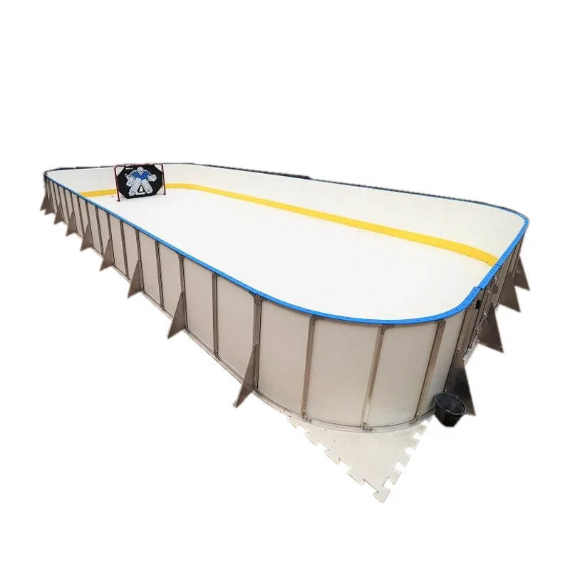 Easy Maintenance Artificial Ice Rink System UHMWPE Ice Skating Rink Floor Roller Skating Flooring