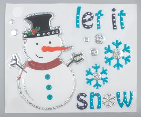 Factory price hot sale children cartoon stickers cartoon  3D stereo stickers for  christmas decoration