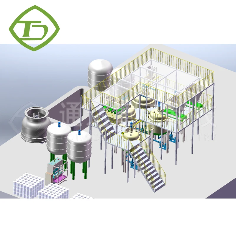 Agricultural Chemical Liquid Fertilizer Production Line Organic Waste Water Soluble Fertilizer Production Line