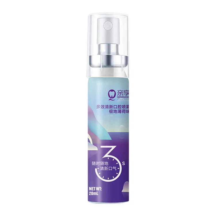 Oral cleaning spray Fresh breath Portable mint flavor