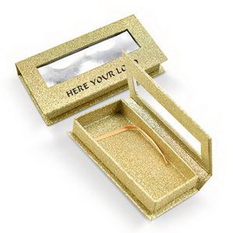 
handmade glossy gold paper cardboard window clear lid gift boxes 