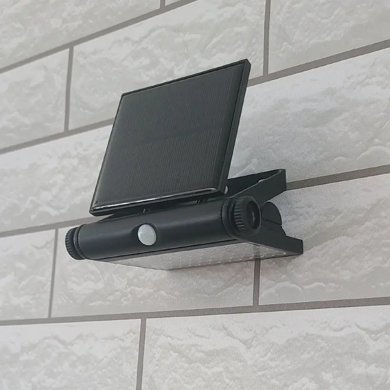 Newest Design Outdoor Super Bright Solar Garden Motion Sensor Light Wall Fixture Flood Light for Yard Pathway Garage