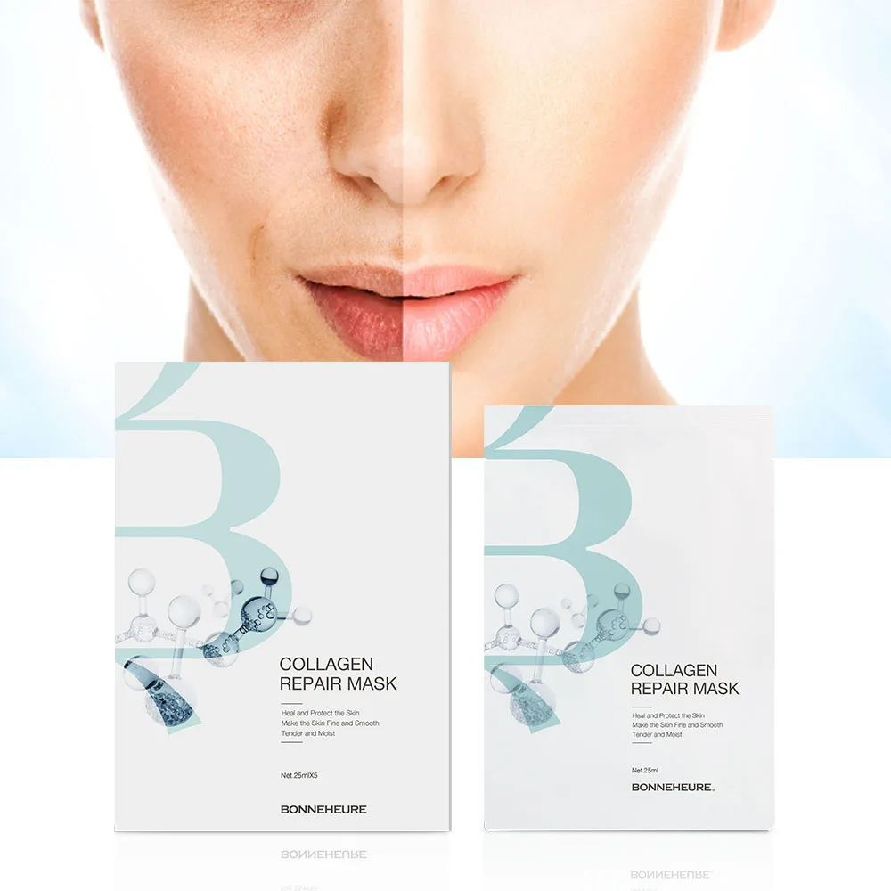 Sensitive Blemish Hydrating Moisturizing Calming Soothing Humanized Type III Collagen Face Mask For All Skin Types