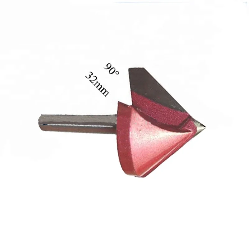 V groove CNC 3d фрезы/сверла/деревянные фрезы 90 градусов 6 мм x 32 акриловый ПВХ МДФ для ЧПУ древесины