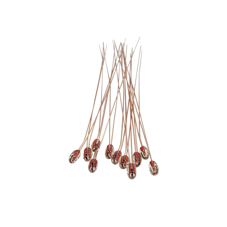 MF51 ntc thermistors 3435 1% glass bead ntc thermistor for Copier Electric iron10k thermistor