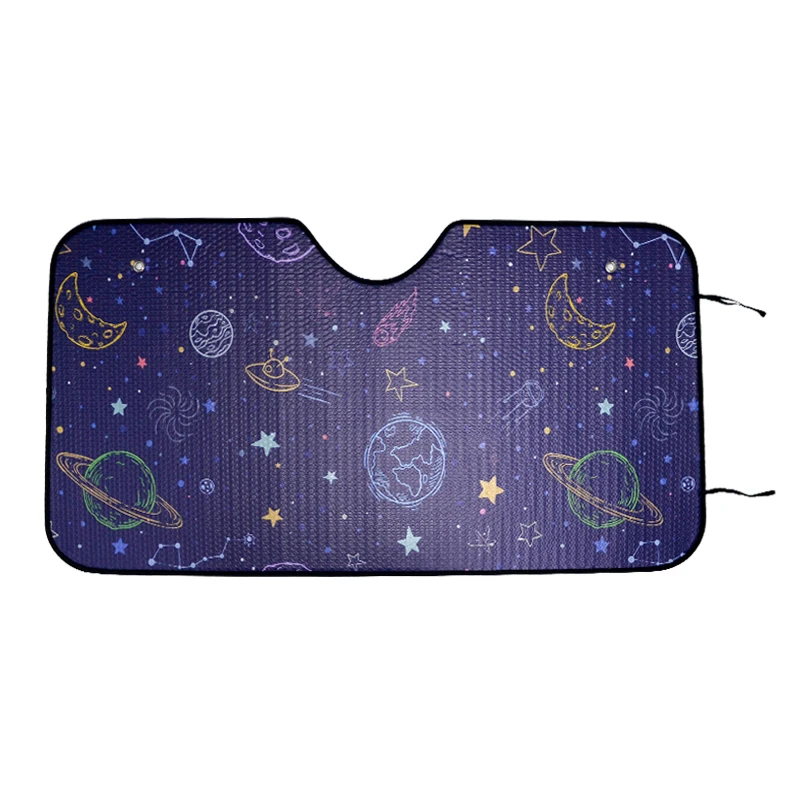 (CHAKME)Custom Pe Bubble Foldable Car Sun Shades Front Custom Printing Car Sunshade